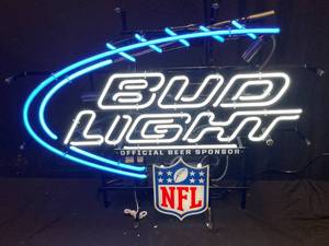 lot 21 image: Bud Light NFL Draft Party neon, NIB