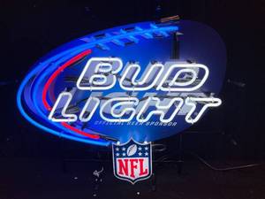 lot 22 image: Bud Light NFL Draft Party neon, NIB