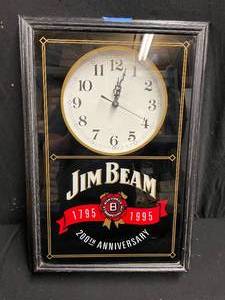 lot 38 image: Jim Beam clock