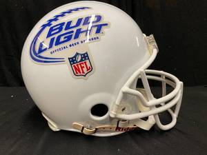 lot 129 image: Bud Light NFL Authentic Riddell helmet, NIB
