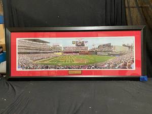 lot 85 image: Target Field Opening Day framed print, new