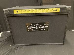 lot 145 image: Budweiser music festival amp wheeled cooler, NIB