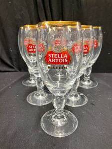 lot 97 image: Case of 24, Stella Artois chalice style tasting glasses, NIB