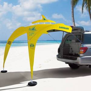 lot 48 image: Landshark Margaritaville pop-up tailgating shade, NIB