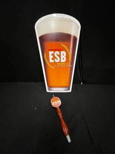 lot 165 image: Red Hook ESB tap handle and tin tacker