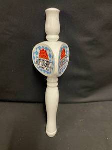 lot 143 image: Hoptoberfest Draft Ale 3-sided tap handle, New
