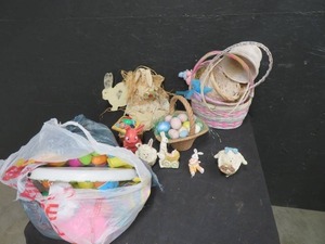 EASTER DECOR AND BASKETS