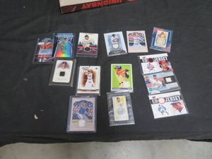 ENCASED BASEBALL CARDS - AUTOGRAPHED - JERSEY MEMORIBILIA