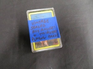 VINTAGE SEALED ROY ROGERS  TRIGUER PLAYING CARDS