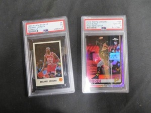 PSA GRADED MICHAEL JORDAN & NICK BURDI CARDS