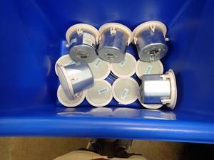 lot 18 image: Lot of speakersx5 JBL&nbspControl 26CT Celling Loudspeakerx8 JBL&nbspControl 24CT Ceiling Loudspeaker