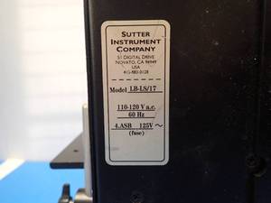 lot 47 image: Sutter Instrument Corp. LB-LS17  110-120Z a.c. 60Hz