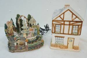 water fountain and cookie jar