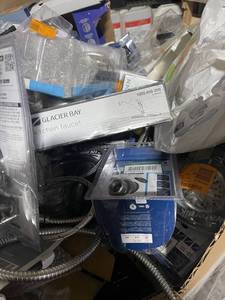 HUGE LOT of Moen, Korky, Delta, Pfister, Everbilt, Danco Side Sprayers, Shower Heads, Towel Bars, Toilet Paper Roll Holders and other Plumbing Supplies