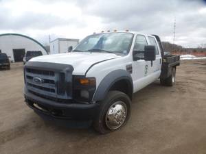2008 Ford F-450 4WD Flatbed Truck