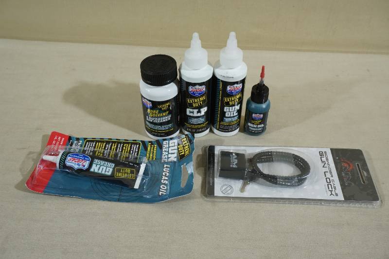 Lucas Oil Extreme Duty Grease and Oil Pack Plus Gun Lock, March Firearms,  Ammo, and Accessories #1 - Plus Collector Knives