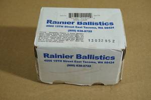 lot 152 image: 500 Rainier 9mm 124 Gr HP Bullets
