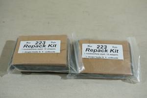 lot 38 image: 223 Repack Kits - Bandoleers, Strippers, Loaders, Cardboards