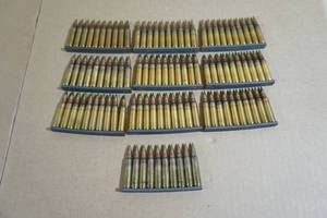 lot 70 image: 100 Reloaded 5.56mm Green Tip Ammo