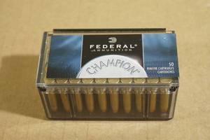 lot 90 image: 50 Federal Champion .22 Win Mag 40 Gr FMJ Ammo