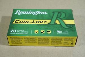 lot 100 image: 20 Remington .30-06 Sprg 180 Gr Core-Lokt SP Ammo