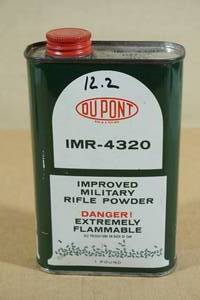 lot 122 image: Partial Can Du Pont IMR 4320 Gun Powder