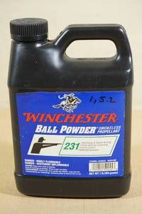 lot 128 image: Heavy Can Winchester 231 Ball Gun Powder