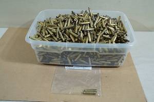 lot 141 image: Empty 5.56.223 Rem Casings - Over 1900, plus 2 Primed