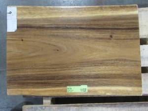 Solid Wood Live Edge Walnut Cutting Board.  Approximate Dimensions 20 x 14 x 1 - Scratch and Dents, Slight mold growth from sitting in warehouse (can be sandedremoved) NO RESERVE