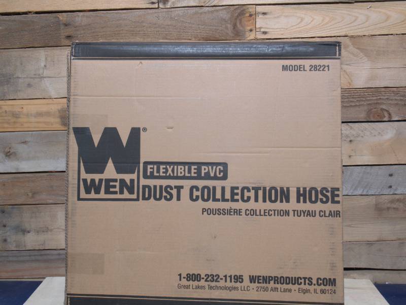 lot 16 image: WEN 28221 4-Inch x 20-Foot Universal Dust Extractor Hose