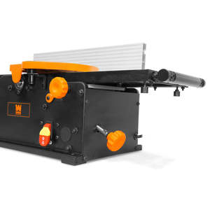 lot 1 image: WEN JT833H 10-Amp 8-Inch Spiral Benchtop Jointer with Extendable Table