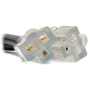 lot 36 image: WEN PC3352 3 Feet 10-Gauge SJTW Generator Extension Cord Splitter (converts TT-30R to two 5-20R outlets)