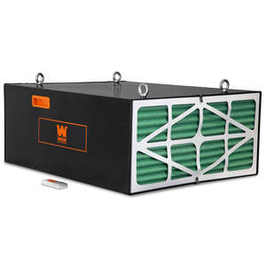 lot 43 image: WEN 3415T 3-Speed Remote-Controlled Industrial-Strength Air Filtration System (5567021044 CFM)