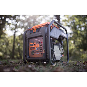 lot 45 image: WEN GN400i RV-Ready 4000-Watt Open Frame Inverter Generator, CARB Compliant