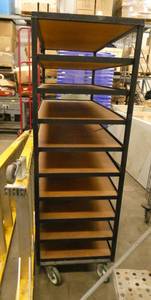 Nice shelving cart on wheels 20 x 45 x 62 tall