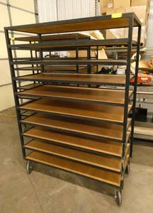 Nice shelving cart on wheels 20 x 45 x 62 tall