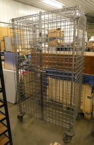 steel cage 38 wide 25 deep 67 tall