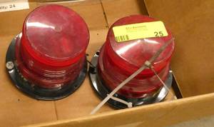 2 safety strobe lights 12-72vdc