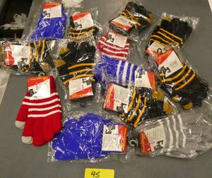 13 pair of lightweight gloves