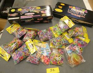3 Magical Loom band kits and a bunch of extra loom band packages