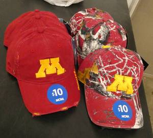 6 MN Gophers hats