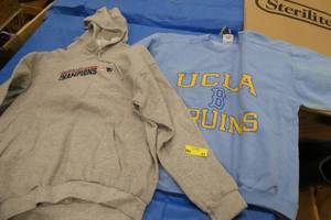 2 Adult large - UCLA sweatshirt and Patriots hoodie
