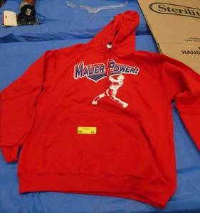 Adult Medium hoodie sweatshirt - Mauer Power - nice quality