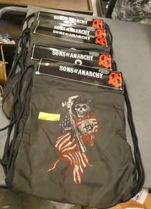 FIVE Sons of Anarchy backsacks