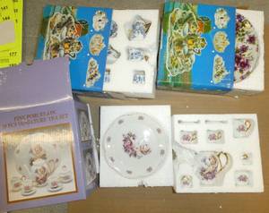 3 new mini tea sets