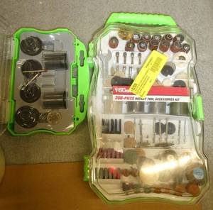 Dremel sanding cutting drilling bit sets - 208pc tool kit and 90 pc cutting set