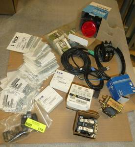 Misc excess new stock, Eaton and SquareD contacts, 2.5mm nuts