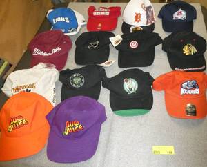 14 hats, mostly kids size