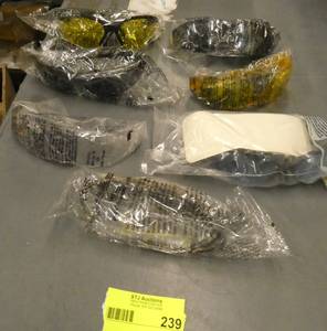 7 PAIR New safety glasses MCR brand