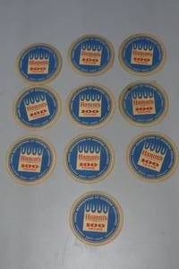 lot 22 image: 10 double sided Hamms beer coasters